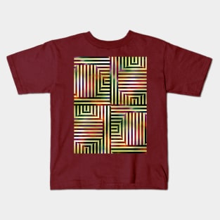 Straight line art Kids T-Shirt